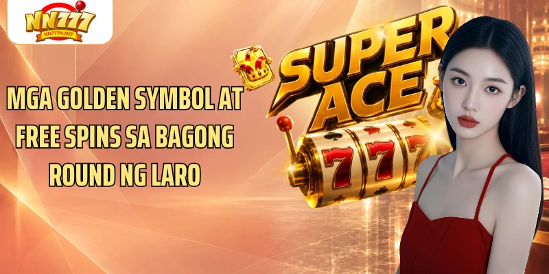 Mga golden symbol at free spins sa bagong round ng laro