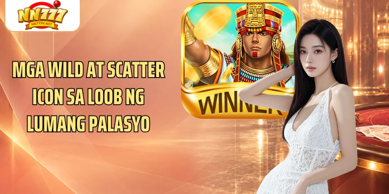 Mga Wild at Scatter icon sa loob ng lumang palasyo